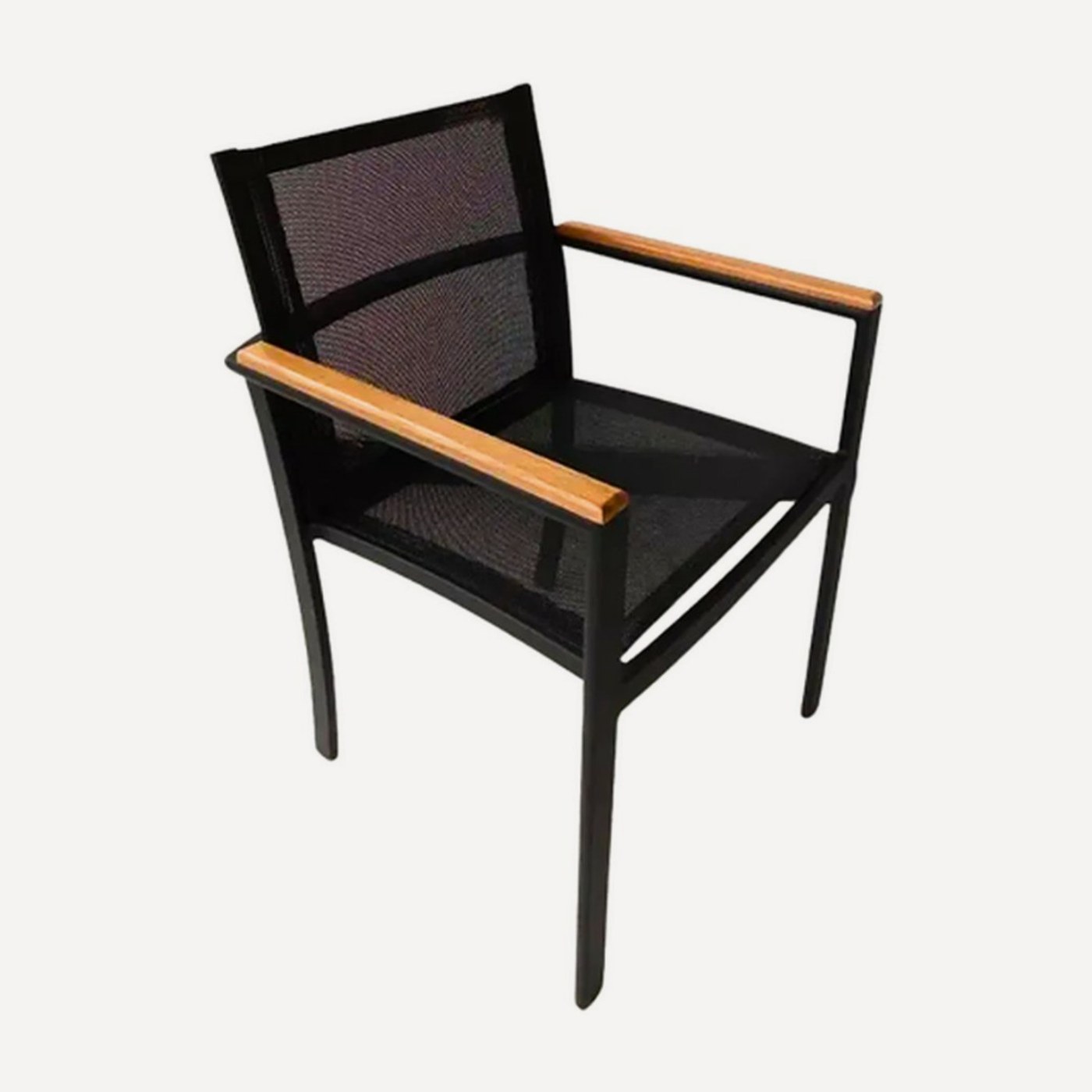 Cadeira Sununga em alumínio com tela sling, móvel de área externa Soft Garden