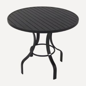 Mesa Joana em alumínio, móvel de área externa Soft Garden